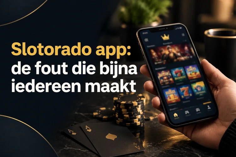 Slotorado app: de fout die bijna iedereen maakt