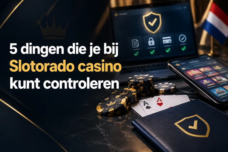 5 dingen die je bij Slotorado casino kunt controleren