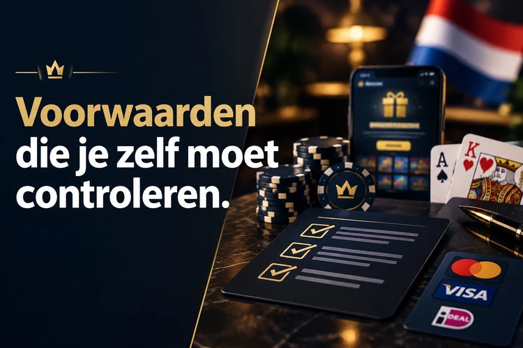 Voorwaarden die je zelf moet controleren