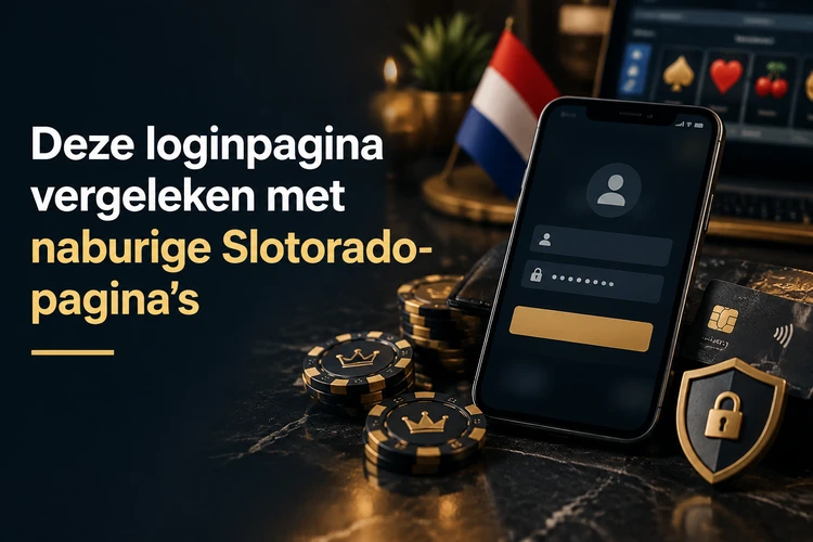 Deze loginpagina vergeleken met naburige Slotorado-pagina’s